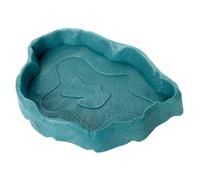 Haodream Bol en plastique pour vers de farine pour reptiles, bleu lac
