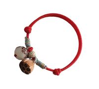 Haodream Bracelets en corde tendance pour l'épaisseur et les pièces, cordon réglable avec des designs élégants de perles de Kabbale, bracelet unisexe pour un usage quotidien, taille unique, comme
