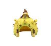 Haodream Cachette de tente pour aquarium, réduction du stress pour poissons | Cachette en résine pour aquarium, décoration d'aquarium, durable, design étanche et sûr, pour poissons Betas