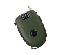 Haodream Cadenas à combinaison à 4 chiffres, câble en acier rétractable, serrure professionnelle solide pour vélos, scooters, bagages, valise polyvalente, serrure à combinaison