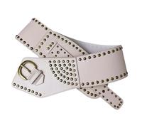 Haodream Ceinture cloutée - Vintage Punk Cinchers, beige, taille unique