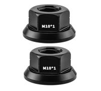Haodream Compatibilité pour les boulons de verrouillage de vélo avec roue dentée fixe et vélos de montagne Alliage de Durabilité Outil Installation facile Écrou de moyeu de vélo résistant aux