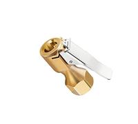 Haodream Compresseur d'air 1/4" en laiton pour pneus - Adaptateur de pompe à raccord rapide avec connecteur à clip - Accessoire de voiture