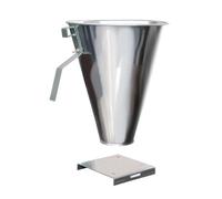 Haodream Cône de bataille en acier galvanisé pour poulet pour un abattage sûr et rapide pendant le traitement de la volaille