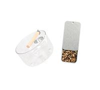 Haodream Conure Kit d'entraînement avec station de lancer amovible Style 1 | Gestion des déjections d'oiseaux, jamais de substance toxique pour les petits et grands oiseaux, avec outil pour animaux de