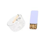 Haodream Conure Kit d'entraînement avec station de lancer amovible Style 2 | Gestion des déjections d'oiseaux, jamais de substance toxique pour les petits et grands oiseaux, avec outil pour animaux de