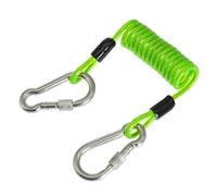 Haodream Cordon anti-perte pour caméras de plongée, corde à ressort enroulée, anti-perte avec clip, libération rapide pour caméras sous-marines, corde anti-perte