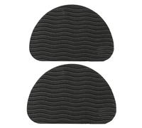 Haodream Coussinets de chaussures antidérapants - Coussin texturé autocollant en forme de vague pour chaussures de sport, chaussures de sport, poignée de chaussure en cuir pour sols carrelés, Noir