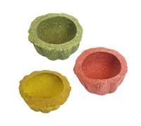 Haodream Ensemble de jouets à ronger pour hamster moulé | Lot de 3 gobelets à mâcher pour cochons d'Inde pour petits animaux de compagnie, accessoires de cage structurés pour un usage