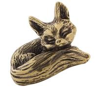 Haodream Figurine en métal faite à la main avec des sculptures complexes, objet d'art animal vintage pour l'exposition bibliothèque, statue miniature, décoration de bureau