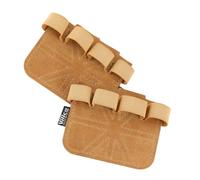 Haodream Gants rembourrés avec poignée en forme d'haltère - Design à quatre doigts - Protection de la paume antidérapante pour les exercices de fitness et l'entraînement - Soulever de poids