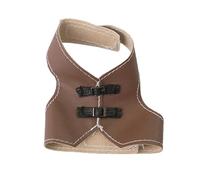 Haodream Gilet pour oiseaux, facile à porter, marron, taille L | Essentiel pour le toilettage des animaux de compagnie, tenue confortable pour animal de compagnie, tissu doux