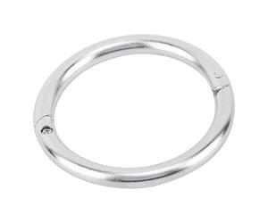 Haodream Grands anneaux de nez en acier au carbone pour les bovins, pour prévenir les blessures, antirouille pour un maintien efficace du bétail, anneaux de nez inoxydables