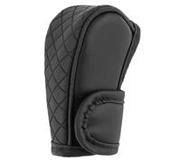 Haodream Housses de pommeau de levier de vitesse en cuir Ajustement général Protection respirante pour levier de vitesse Protection du pommeau de levier de vitesse pour l'intérieur de la voiture