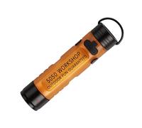 Haodream Lampe frontale étanche pour le camping, lampe de poche, capuchon de libération manuelle, lampe de poche LED rechargeable avec clip sur caps, lumière d'extérieur à clip