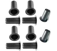 Haodream Lot de 10 connecteurs de haut-parleur bass-reflex - En plastique - Pour caisson de basses - Tube d'aération de rechange