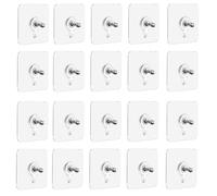 Haodream Lot de 10 crochets à vis sans trace en acrylique pour accrocher des photos et des œuvres d'art Salon ou chambre à coucher Traaceless