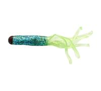 Haodream Lot de 100 leurres de pêche en silicone souple polyvalents 18 options de couleur pour cibles espèces de poissons étanches au sel Appâts flexibles
