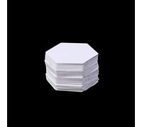 Haodream Lot de 100 modèles hexagonaux de matelassage pour patchwork, 22 mm, accessoires de couture, accessoires de couture, kit d'outils hexagonaux, règles