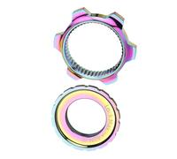 Haodream Lot de 2 adaptateurs de freins à disque Centerlock à 6 trous, en aluminium haute résistance, accessoires de vélo, adaptateurs de freins à disque de vélo