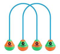 Haodream Lot de 2 anneaux de plongée à travers la porte de la piscine jouets adultes enfants piscine par anneaux jouets sous-marins par porte anneau de plongée équipement de sports nautiques pour