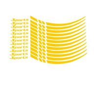Haodream Lot de 2 autocollants de vélo haute visibilité, bande de jante réfléchissante auto-adhésive pour vélos de route et VTT Autocollants de sécurité réfléchissants pour le corps du vélo