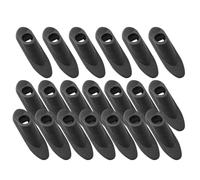 Haodream Lot de 20 leviers de vitesse pour vélo - Dérailleur arrière - Conduite métallique - Bouchons de guidage de tuyau - Levier de frein - Borne de passage de fil intégrée