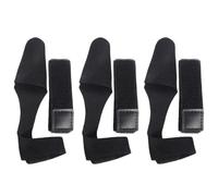 Haodream Lot de 3 housses en dentelle pour canne à pêche, bande de fixation, accessoires de pêche, cannes, gant, bande de fermeture, bâtons, manchons, housse de protection, manchon de tige