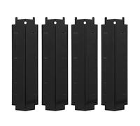 Haodream Lot de 4 plaques chauffantes en acier inoxydable pour couvercle de brûleur, barbecue d'extérieur, tente chauffante, remplacement de barbecue à gaz, tente chauffante pour barbecue à gaz