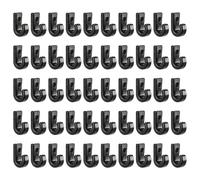 Haodream Lot de 50 crochets d'arrimage pour kayak, corde élastique, sangle de serrage portable pour la réparation de canoës, accessoires de kayak faciles à utiliser