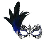 Haodream Masque vénitien pour femme - Bleu