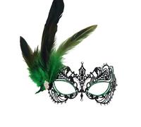Haodream Masque vénitien pour femme - Vert