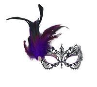 Haodream Masque vénitien pour femme Violet