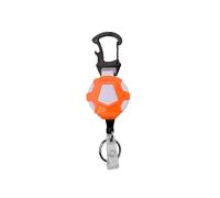 Haodream Outil de vol de porte-clés en plein air, porte-badge rétractable, câble en acier, boucles, porte-clés, chaîne, porte-badge durable
