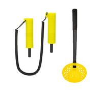 Haodream Pelle de pêche sur glace avec longue pelle pliable pour louche extra large - Picks rétractables pour poissons d'hiver - Piolet pour la pêche sur glace - Pelle à glace avec longue rétractable