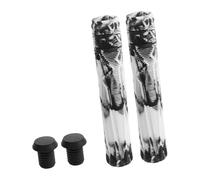 Haodream Poignées de guidon de VTT - Absorption des chocs - Couvercle de poignée - Remplacement - Poignées antidérapantes - Installation facile - Caoutchouc souple