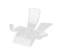 Haodream Présentoir de présentation chevalet pour fossiles, coraux, géodes, roches, minéraux, cristaux d'agate, coquillages, vitrine, pierres précieuses, 75mmx60mm, comme décrit
