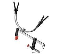 Haodream Puissant support de canne à pêche en alliage d'aluminium avec réglage de la direction multiple et surface antidérapante pour un positionnement stable sur les bateaux et le kaï. Support de