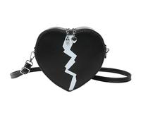 Haodream Sac à bandoulière unique en polyuréthane en forme de cœur | Sac à bandoulière en cuir synthétique avec des styles pratiques et créatifs pour les femmes, les trajets quotidiens