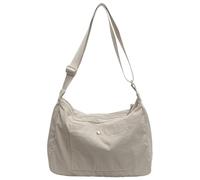 Haodream Sac à bandoulière unisexe en nylon avec sangle réglable | Sac à bandoulière en nylon avec compartiments spacieux et sac à bandoulière polyvalent pour un usage quotidien, les voyages