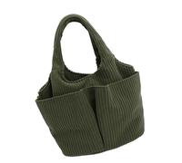 Haodream Sac messenger en velours côtelé, compartiments fonctionnels, doux | Sac ergonomique avec poignée de transport sur le dessus, élégant essentiel de bureau, sac léger avec poignée de transport