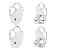 Haodream Stabilisateur de boucles d'oreilles arrière en forme de fleur, maintien sûr, matériaux en laiton robuste pour un usage quotidien, bouchon d'oreille en forme d'aile, taille unique, comme