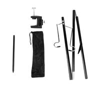 Haodream Support de lampe de table pour l'extérieur, en alliage, support de lampe de bureau, tente pliable, support de lampe pliable pour l'extérieur