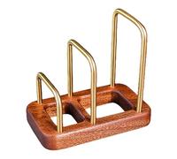 Haodream Support de rangement pour plan de travail, planche à découper, support de planche à découper, support pour poêles en bois, assiettes, organisateur pour petites cuisines, planchers en bois