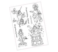 Haodream Tampon en silicone transparent pour scrapbooking - Outil de tampon pour la fabrication de cartes - Journal intime - Album photo - Papier artisanal - Tampon fait à la main