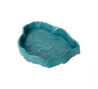 Haodream Terrarium Bol pour vers d'alimentation en plastique, bleu lac S