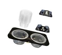 Haodream Ventouse pour reptiles, gamelle, deuxième génération | Support magnétique pour cafards avec design anti-fuite et ventouses sécurisées pour aquariums et terrariums