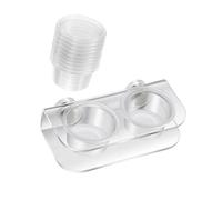 Haodream Ventouse pour reptiles, gamelle, grande table à manger | Support magnétique pour cafards avec design anti-fuite et ventouses sécurisées pour aquariums et terrariums