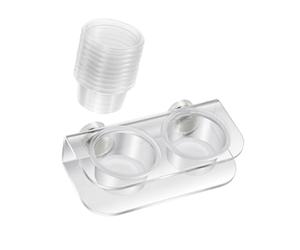 Haodream Ventouse pour reptiles, gamelle, grande table à manger | Support magnétique pour cafards avec design anti-fuite et ventouses sécurisées pour aquariums et terrariums