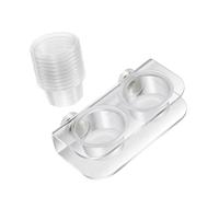 Haodream Ventouse pour reptiles, gamelle, petite table à manger | Support magnétique pour cafards avec design anti-fuite et ventouses sécurisées pour aquariums et terrariums